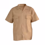 Camisa Dril Caqui Manga Corta vista 1